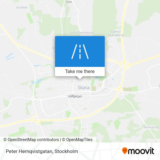 Peter Hernqvistgatan map