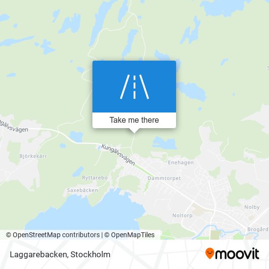 Laggarebacken map