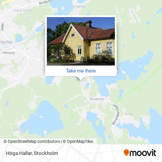 Höga Hallar map