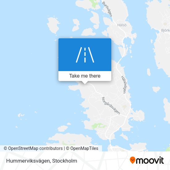 Hummerviksvägen map