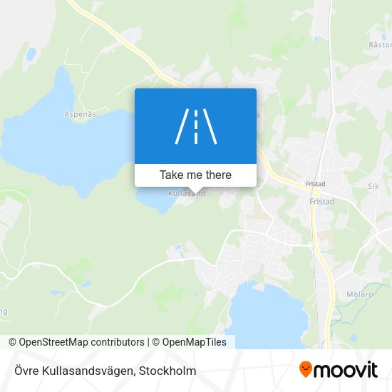 Övre Kullasandsvägen map