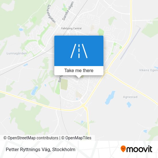Petter Ryttnings Väg map