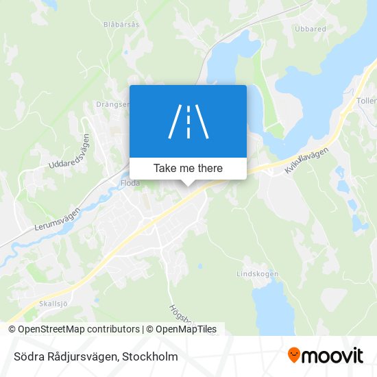 Södra Rådjursvägen map