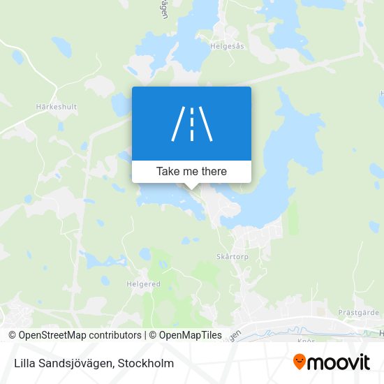Lilla Sandsjövägen map