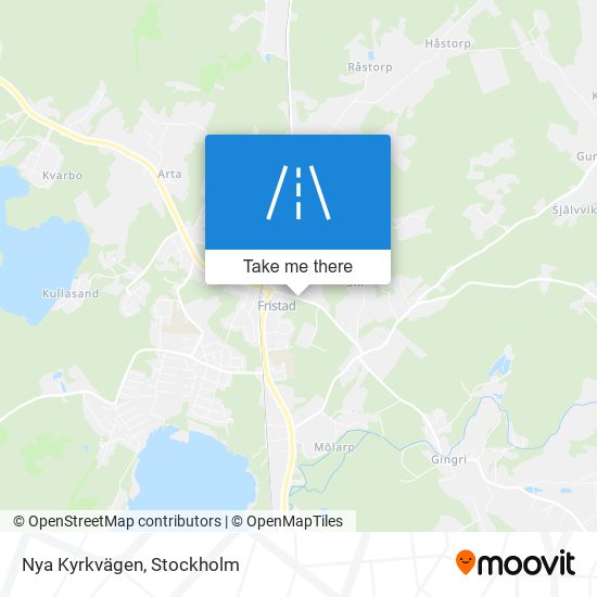 Nya Kyrkvägen map