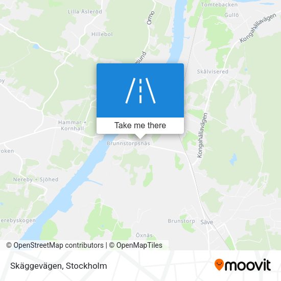 Skäggevägen map