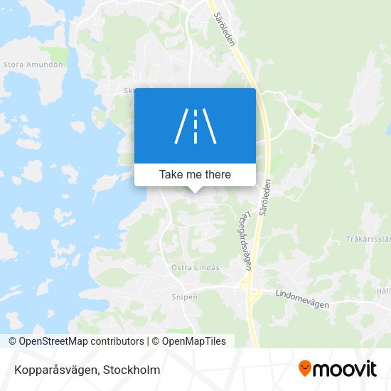 Kopparåsvägen map