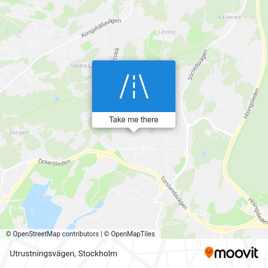 Utrustningsvägen map