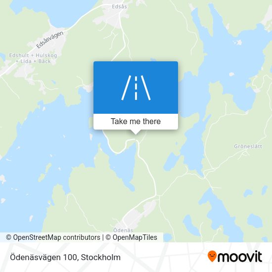 Ödenäsvägen 100 map