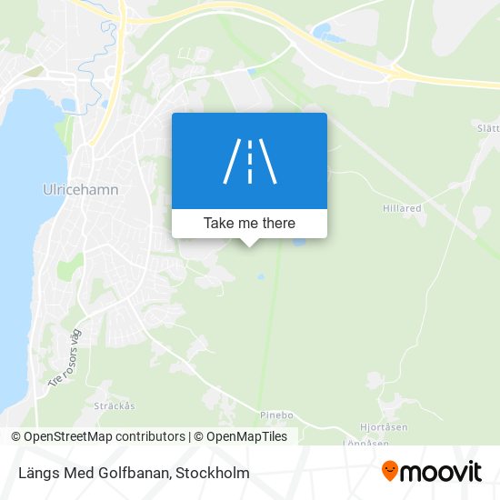 Längs Med Golfbanan map