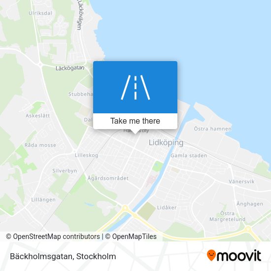 Bäckholmsgatan map