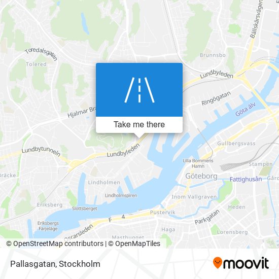 Pallasgatan map