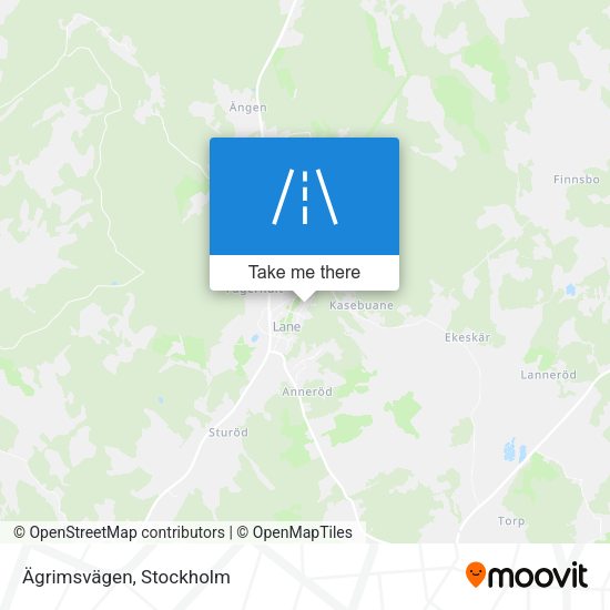 Ägrimsvägen map