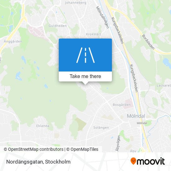 Nordängsgatan map