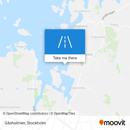 Gåsholmen map