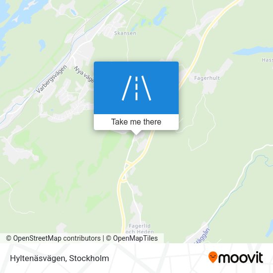Hyltenäsvägen map