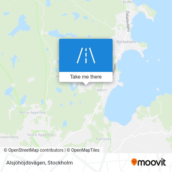 Alsjöhöjdsvägen map