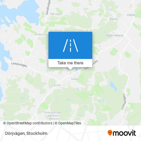 Dörjvägen map