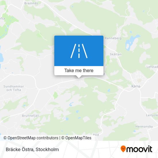 Bräcke Östra map