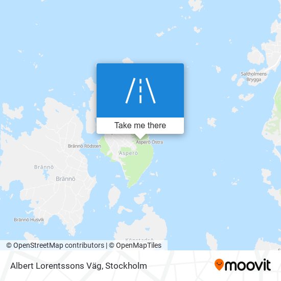 Albert Lorentssons Väg map