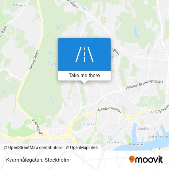 Kvarnhålegatan map