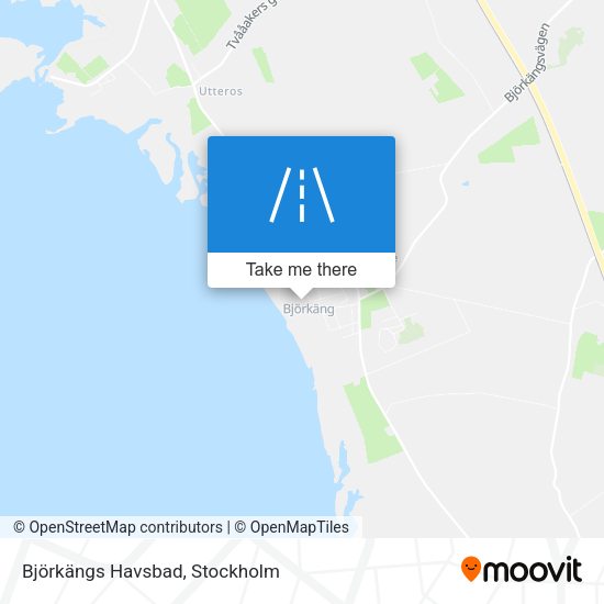 Björkängs Havsbad map