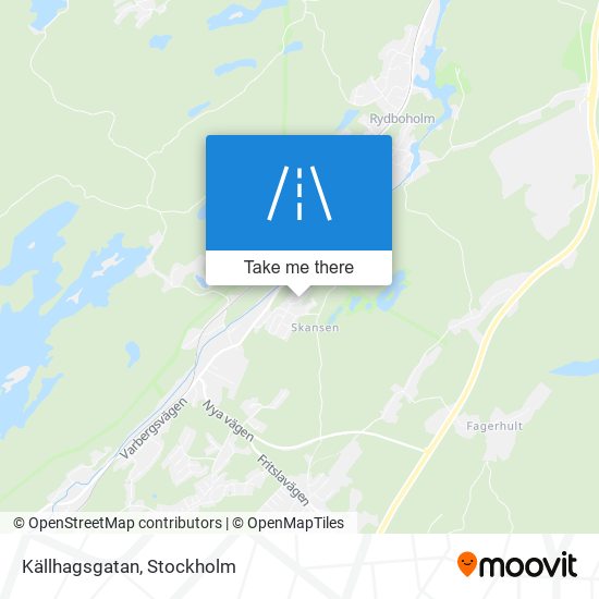 Källhagsgatan map