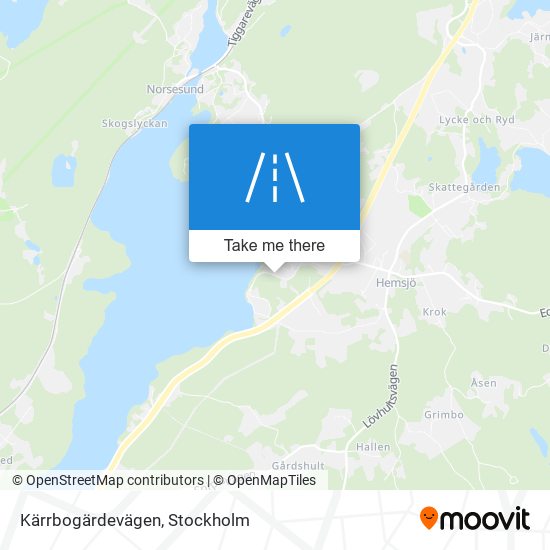 Kärrbogärdevägen map