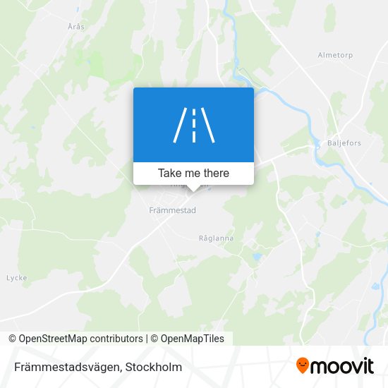 Främmestadsvägen map