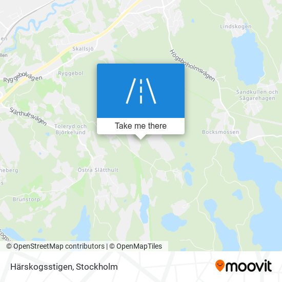 Härskogsstigen map