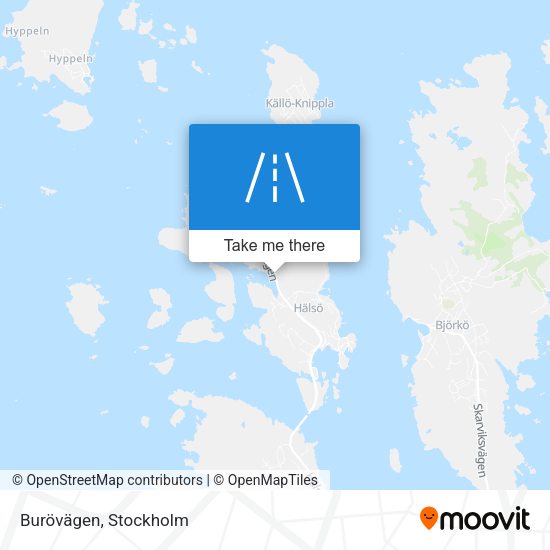 Burövägen map