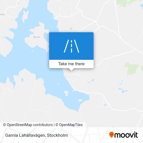 Gamla Lahällavägen map
