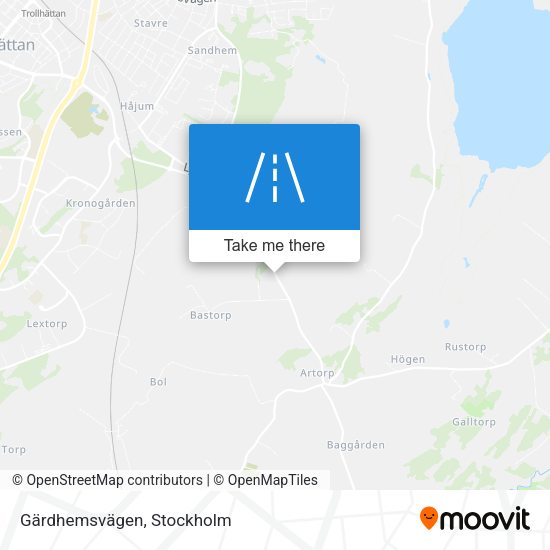 Gärdhemsvägen map