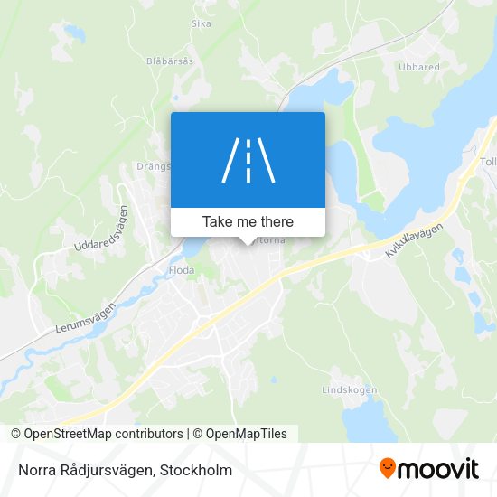 Norra Rådjursvägen map