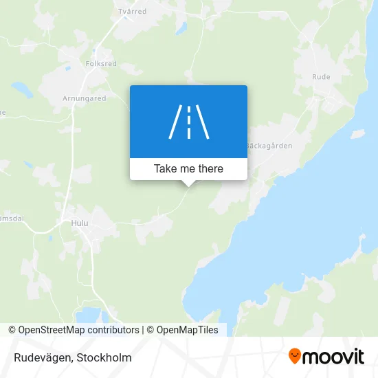 Rudevägen map