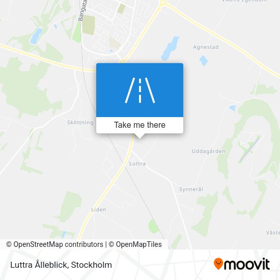Luttra Ålleblick map