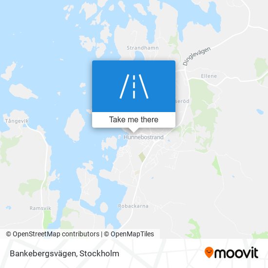 Bankebergsvägen map