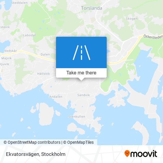 Ekvatorsvägen map