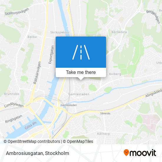 Ambrosiusgatan map