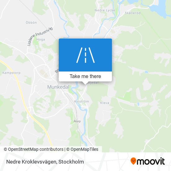 Nedre Kroklevsvägen map