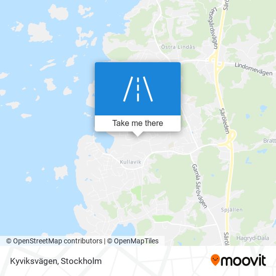 Kyviksvägen map