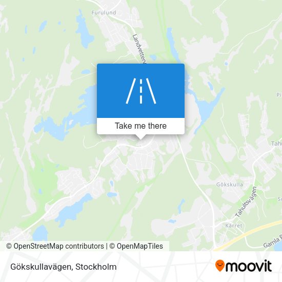 Gökskullavägen map