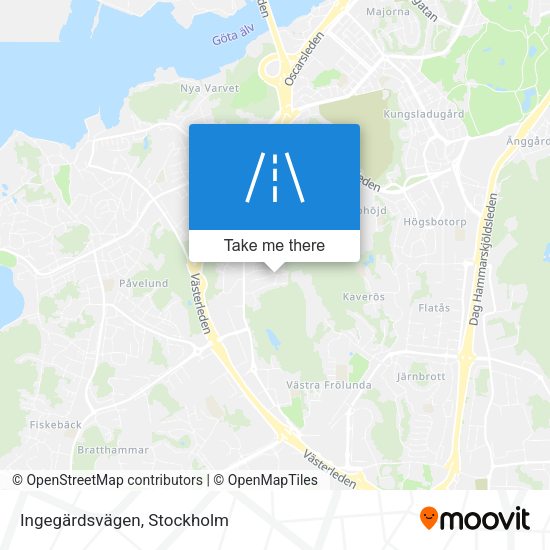 Ingegärdsvägen map