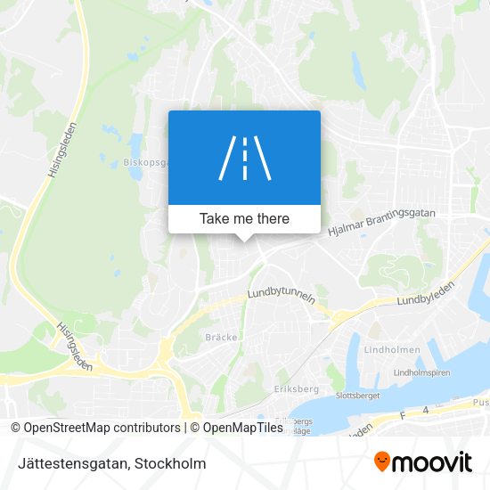 Jättestensgatan map