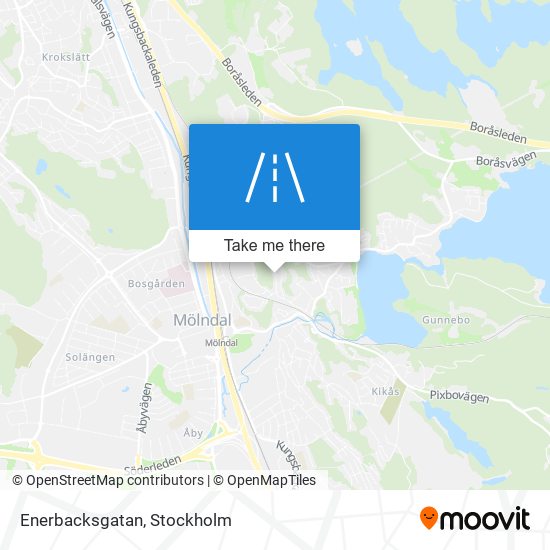 Enerbacksgatan map