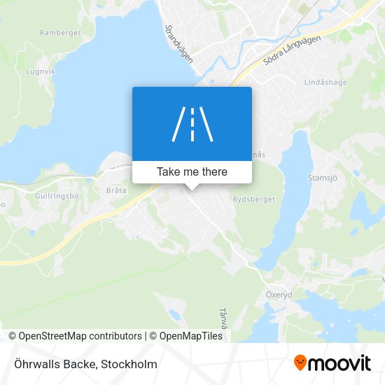 Öhrwalls Backe map