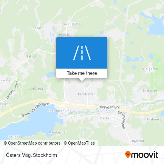 Östers Väg map