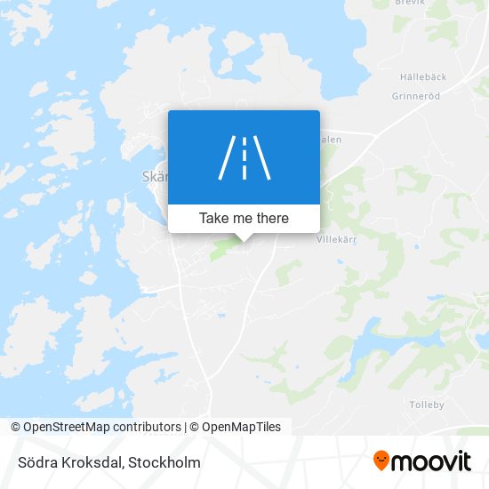 Södra Kroksdal map