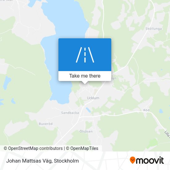 Johan Mattsas Väg map