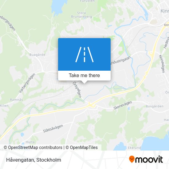 Håvengatan map